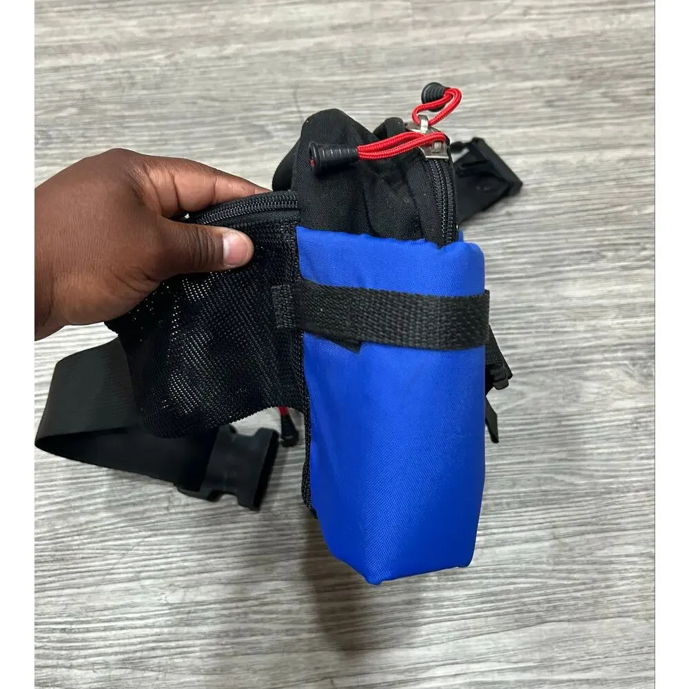 Ultimate Torsopacs Vintage Blue Black Fanny Pack Hiking Waist Bag Utility 90s